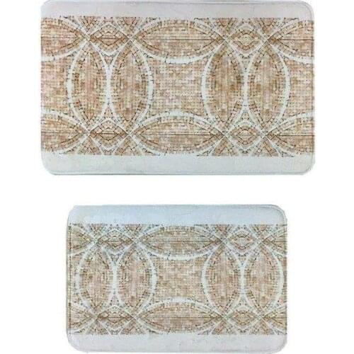 Primanova D-20003 Fresko Memory Bath Mat 2 pc-1 50x40 1 50x80 cm carpet