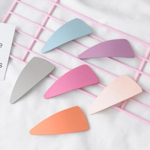 Fashion simple net red BB side clip wild girl heart hairpin matte texture broken hair bangs clip hairpin wild hair accessories