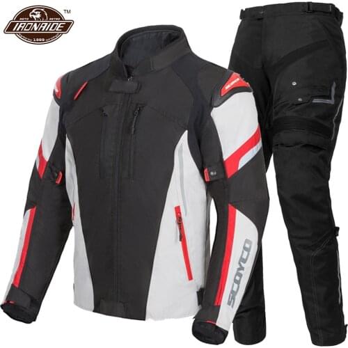 SCOYCO 2021 Motorcycle Jacket Waterproof Motocross Jacket Wearable Moto Protection Moto Jacket With Removeable Linner for Men