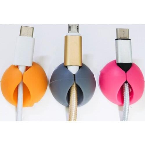 Desktop cable organizer, line head clip, mobile phone charger, data cable holder, office storage