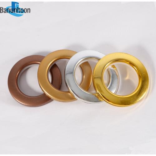 2019 New Brackets For Roller Blinds 82pcs/lot Punch Circle Buckle All-match Lots Of Colors Plastic Rings Eyelets For Curtains
