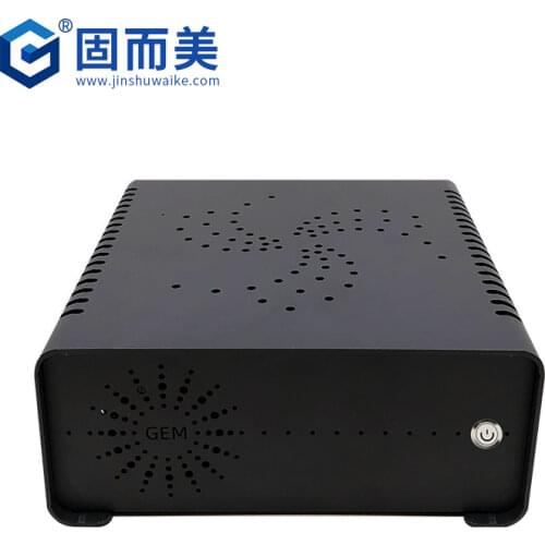 Solid and beautiful miniitx case horizontal Mini host shell aluminum alloy sheet metal computer shell support customization