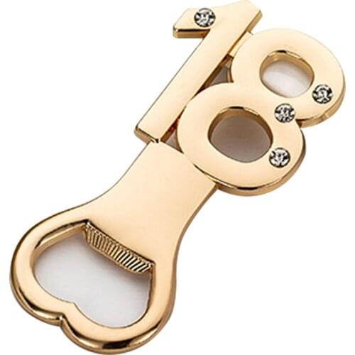 Number 18 30 40 50 60 Bottle Opener for birthday party Return Gifts for Guest Souvenirs Diamond Wedding Anniversary Beer Opener