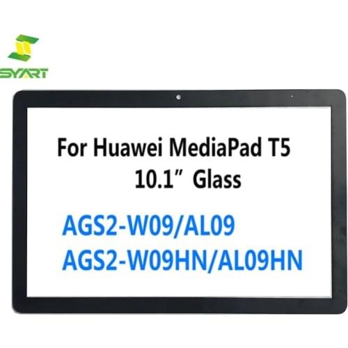 10.1“ For Huawei MediaPad T5 Front Glass Outer Glass Lens Panel Replacement (No Touch Digitizer) T5 AGS2-AL09 AGS2-W09 Glass