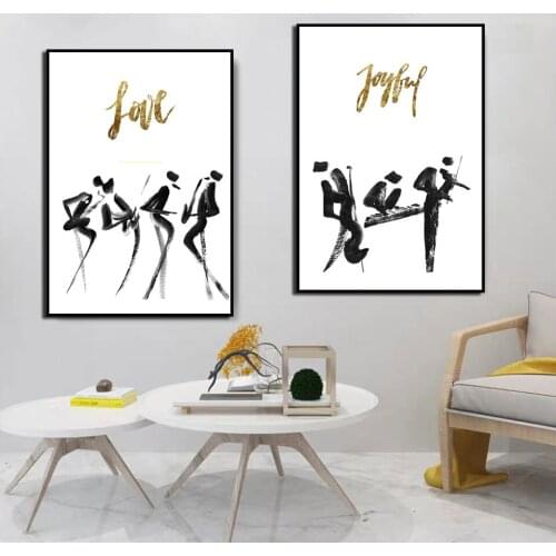 Poster HD Print Popular Painting and Calligraphy Art Canvas Living Room Nordic Modern Home Decoration