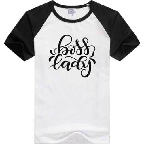 Boss Lady short sleeve casual Men Women T-shirt Comfortable Tshirt Cool Print Tops Fashion Tees GA535