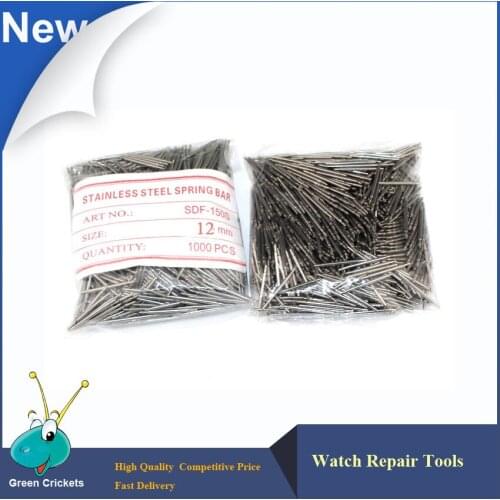 1000pcs/bag SDF-150S 12mm Watch Spring bars watches parts for watchmakers