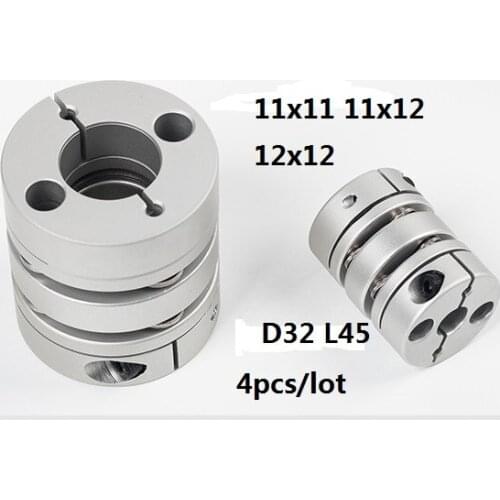 11x11 11x12 12x12 Double diaphragm Disc coupling coupler screw rod servo motor encoder shaft coupling D32 L45