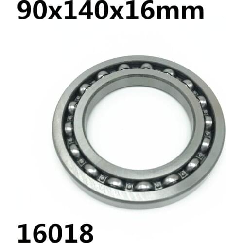 1PCS 16018-Open 90x140x16 mm deep groove ball bearing 16018