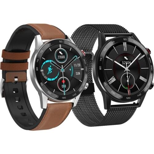 New SmartWatch IP68 Waterproof Bluetooth Call ECG PPG Android Monitor Sleep Heat Rate 1.3inch 360x360 Tracker Fitness Smartwatch