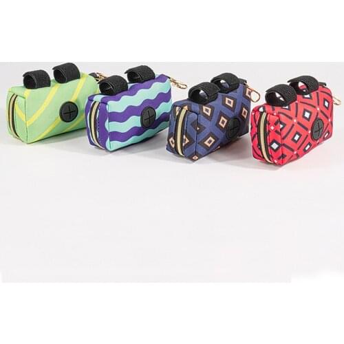 Light Protable Dog Poop Bag Dispenser Pouch Garbage Bags Organizer Pet Puppy Cat Pick Up Storage Bag Holder Pets Supplies