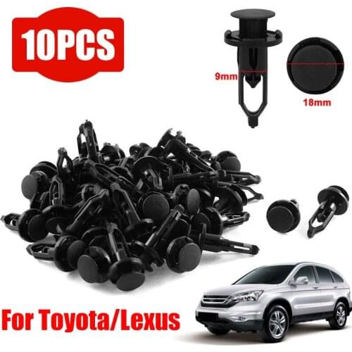 Vehemo 10pcs Buckles Door Rivets Panel Clamp Screws for Fender Fastener Bumper for Replaceable for Lexus