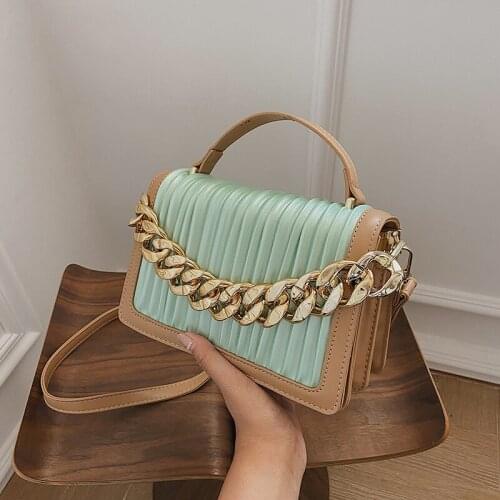 Vintage Brand Designer Handbags Purse Women Shoulder Crossbody Bags 2021 New Winter Flap Totes Pleated Ladys Messenger Bag