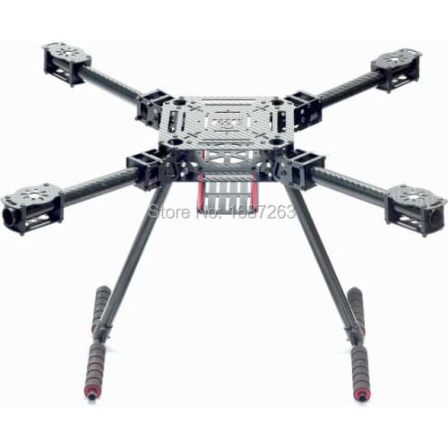 ZD550 Upgrade F550 550mm / ZD680 680mm Carbon fiber Quadcopter Frame FPV Quad w/ Carbon Fiber Landing Skid Support 1245 Props