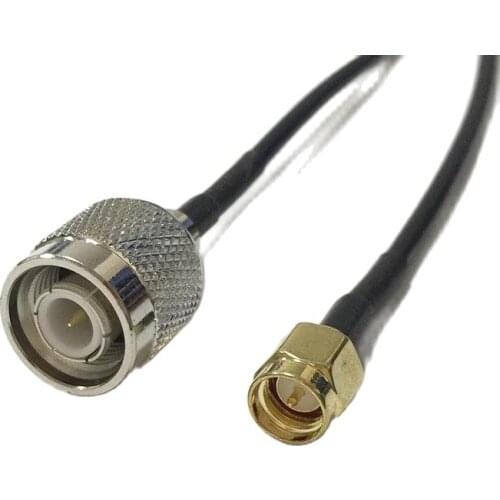 1pc Wiress Modem Cable TNC Male Switch SMA female/ male Pigtail Adapter RG174 20cm/30cm/50cm Wholesale