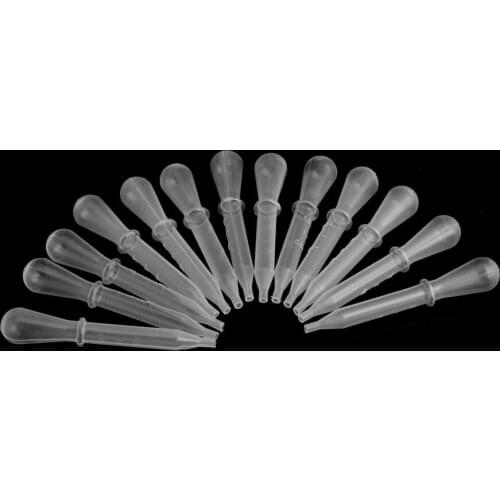 100 Disposable Plastic Airbrush Paint PIPETTE EYE DROPPERS Transfer Liquids Mix U2JD