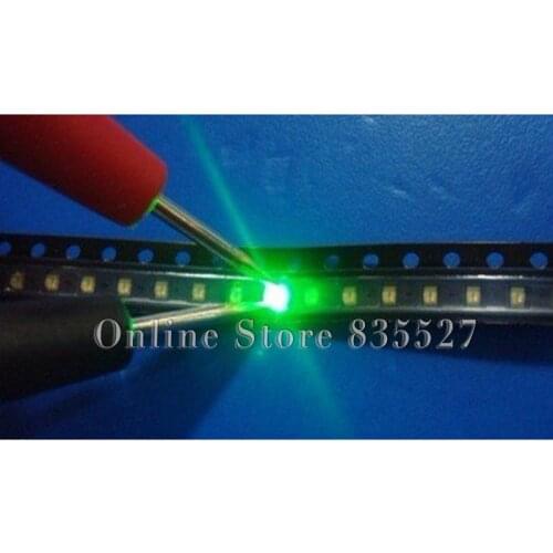100PCS/LOT 2012 0805 emerald green SMD lamp beads bright LED light emitting diode leds highlight