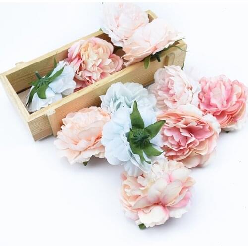 8CM Multi-layer peony decorative flowers wreaths household products needlework scrapbooking home decor artificial flowers wall