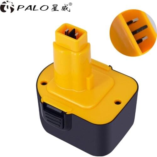 Palo 12V 3000mAh Ni-MH Battery Replacement Power Tools Batteries Cordless Drill for Dewalt DE9071 2802K DE9074 DE9075 DC740K