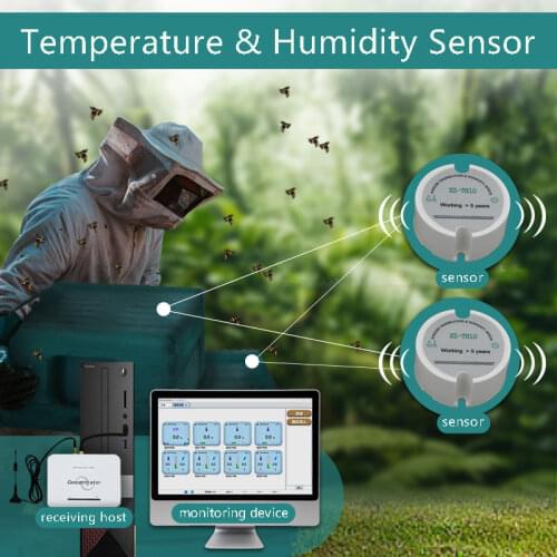 Wireless Temperature Humidity Sensor 433/868/915mhz Bee Monitor for Temperature and Humidity Logger