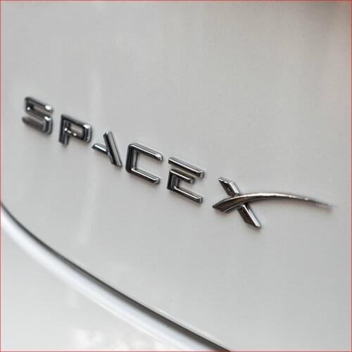 For Tesla Model 3 Y Tail Letter Label Model Y Model3 Accessories For Tesla Model S model three Letter Stickers Space X Sticker
