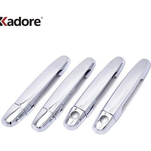 For Toyota Yaris 2007 2008 2009 2010 2011 Sedan ABS Chrome Side Door Handle Cover Trim Car Styling Auto Accessories