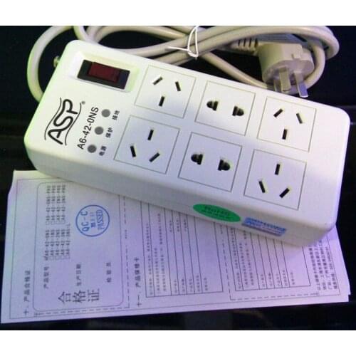 A6-42-0NS three-level power socket type lightning protection device / lightning protection socket / surge protector