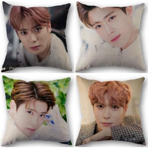 Custom JaeHyun KPOP Star Pillowcase Home Textile Cotton Pillow Covers Wedding Decorative Pillow Cover Square 45x45CM 0519