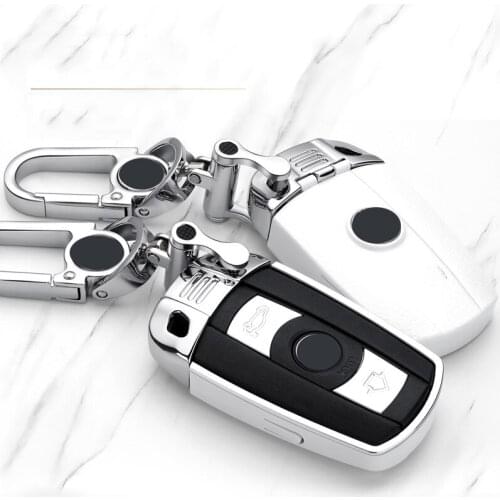 Car Plug-in Key Cover for BMW Old 3 Series 5 Series X1 320i X5 Z4 X6 Zinc Alloy Metal Car Key Shell Accessories
