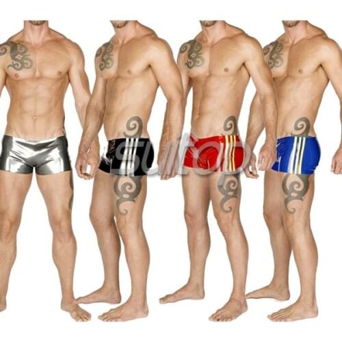 Fancy sexy rubber latex costume Latex Rubber Y-Front Pants