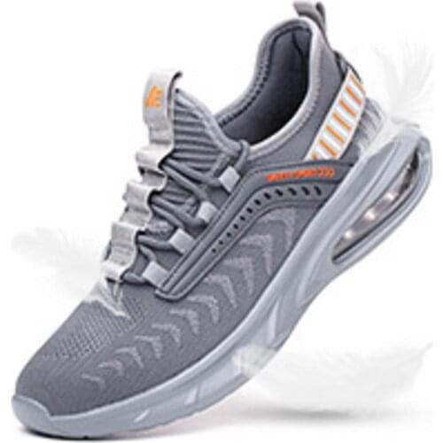 R-Win Work Shoes for Men Women Steel Toe Cap Elastic Air Cushion Anti-Slip Safety Trainers Puncture Proof Protective Footwear