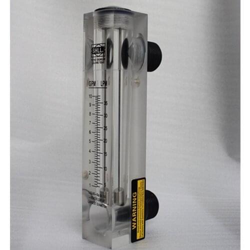 LZM-25 panel type flowmeter flow meter Indicator Counter with controller valve liquid G1 DN5 1-10GPM 5-35LPM 5-40GPM 10-150LPM