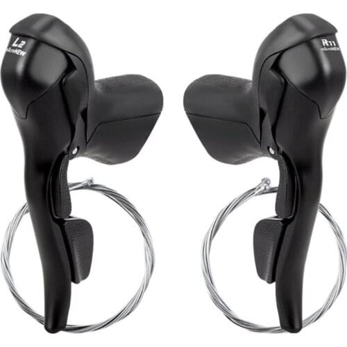 Shift Lever,7/8/9/10/11 Bicycle Shift Lever, Dual Control Road Bike Bicycle Derailleur for Shi-mano N0PC