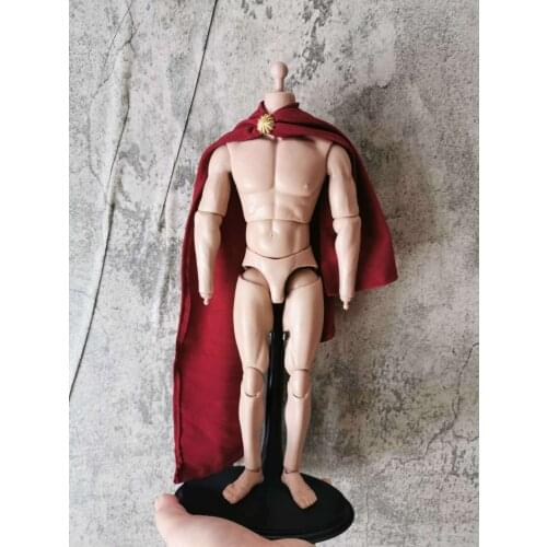 1:6 Figure Accessory Red ancient soldier Cloak Cape For 12" Male & Female Doll