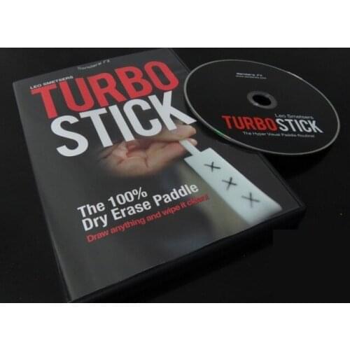 Turbo Stick (DVD + Gimmick) Magic Tricks Magia Paddle Close Up Street Mentalism Illusions Gimmick Props Magie Shows Magicians