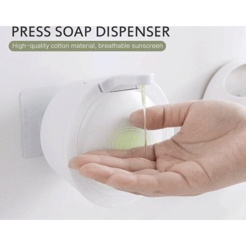 Bathroom Liquid Soap Dispenser Wall Mounted Soap Dispenser Bathroom Sanitizer Shampoo Shower Gel Container Bottle
