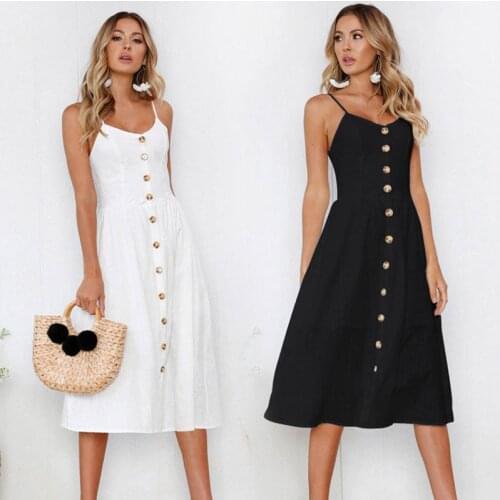 Платье New Women Print Floral Stripe Long Dress Sexy V-Neck Sleevele Button Beach Casual Boho Midi Dress Plus Size 3XL Vestidos