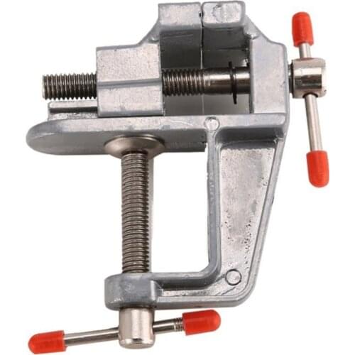 1PC 35MM Aluminium Alloy Table Bench Clamp Vise Mini Bench Vise Table Screw Vise for DIY Craft Mold Fixed Repair Tool