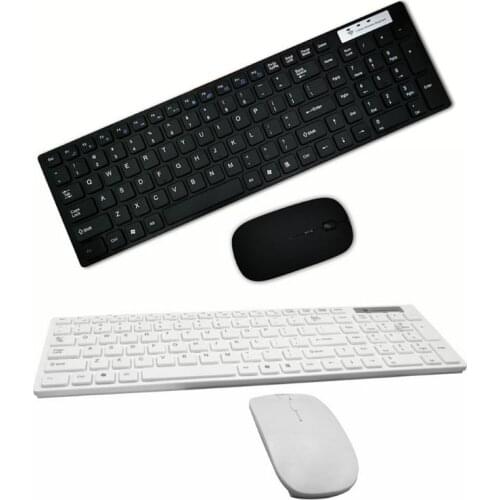 2.4G Wireless Keyboard and Mouse Set for Laptop PC Computer Silent Ultra-thin L4MD