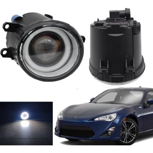 2 Pieces Car Front Bumper Angel Eye Fog Light Assembly LED Fog Daytime Running Light 12V For Scion FR-S 2013 2014 2015 2016