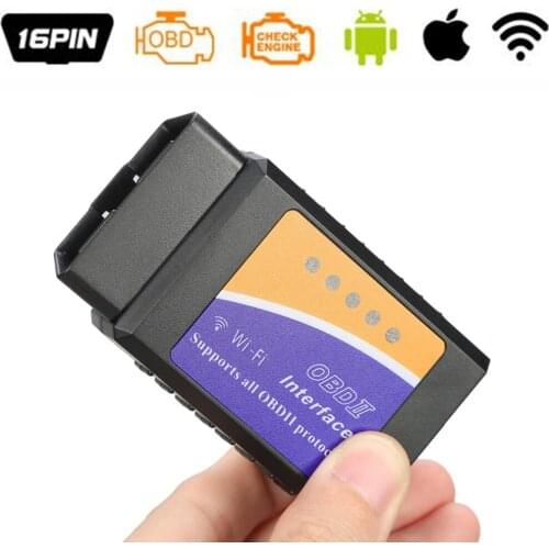 2021 Auto Elm327 V1.5 WiFi Bluetooth OBD2 Pic18f25k80 OBD2 Scan Tool OBDII OBD AdapterDiagnostic interface For Android/IOS