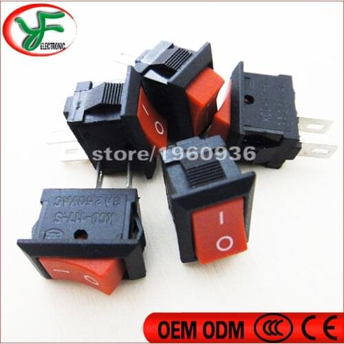 5pcs/lot Large game push button 2 Position On/Off Rocker Switch 3A 250V AC coin operated games machine switch