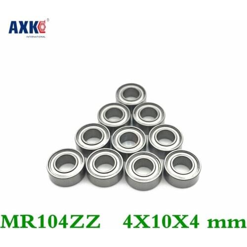 50pcs/lot High-quality Bearing Mr104 Z Mr104zz Mr104bzz X4zz L-1040zz Wbc4-10zza 4x10x4 Mm Helicopter Model Car Available