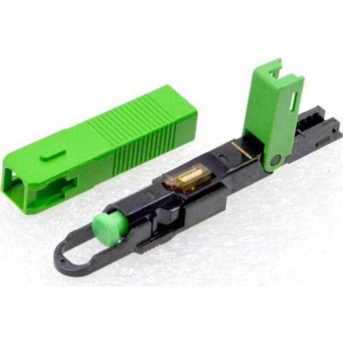 GONGFENG 50PCS NEW Hot Sell Optic Fiber Quick Connector FTTH SC Single Mode 250P1 UPC/APC Fast Connector Special Wholesale