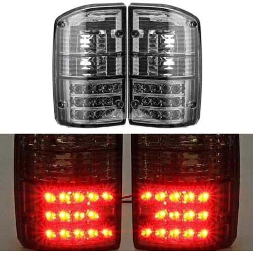 DWCX Car Side LED Rear Tail Light Lamps fit for Nissan Patrol GQ Y60 GR 1987 1988 1989 1990 1991 1992 1993 1994 1995 1996 1997