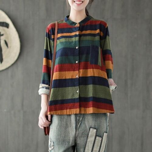 Блузки в полоску BORISOVICH China At AliExpress