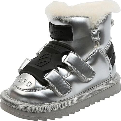 Baby Shoes Winter Toddler Kids Boys Snow Boots Children Girls Plush Inside Waterproof Booties High Quality SXX044