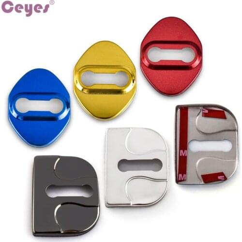 Ceyes Car Styling Car Stickers Case For Suzuki SX4 S-Cross Jimny For Toyota Corolla Auto Door Lock Cover Car-Styling Accessories