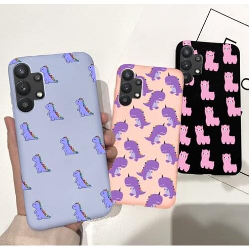 For Samsung Galaxy A32 5G Case Cartoon Dinosaur Patterned For Samsung A32 Cover Soft TPU Funda Case Samsung A 32 A325B 6.5" Capa