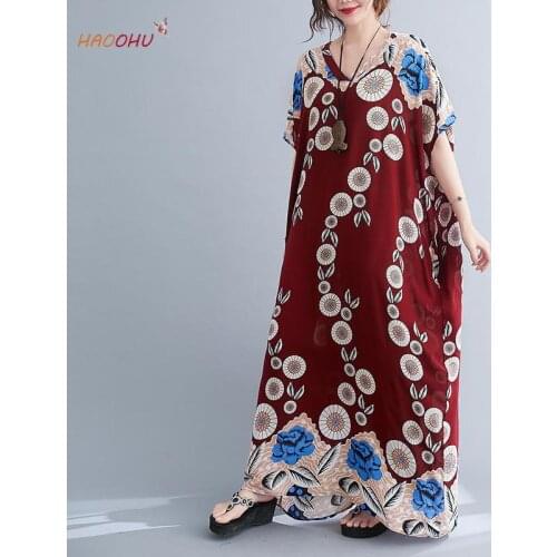 HAOOHU Plus Size Summer Dresses